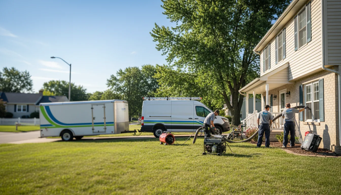 Flooded Basement Restoration And Cleanup With Repair in Ashtabula, OH near me
